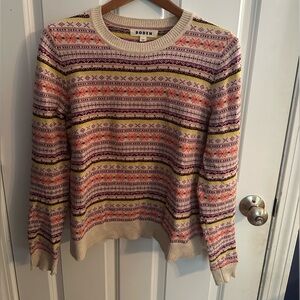 Women’s BODEN Fair Isle Pullover Sweater Size L